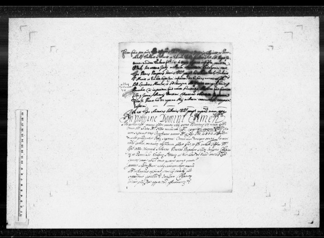Documents personnels concernant Hortense Mancini, duchesse de Mazarin