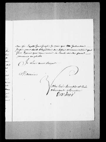 Grane. Domaine des Ramières :Lettres missives, mémoires, 1675-1769.