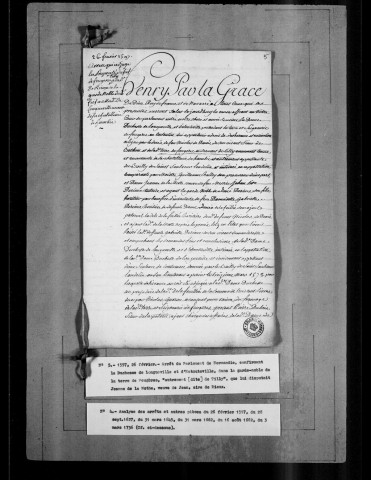 Pièces relatives aux landes et marais (Originaux et copies), 1597-1762.