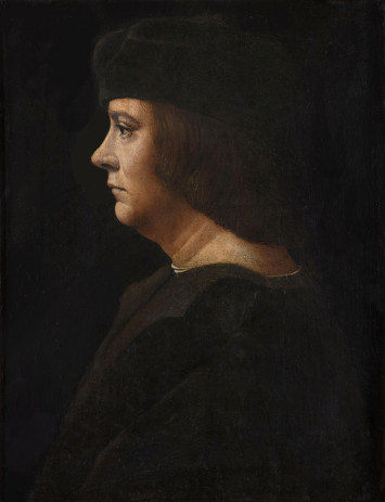 Lucien Grimaldi (1481-1523), seigneur de Monaco, attribué à Ambrogio de Predis, Monaco, A.P.M. Portrait de Lucien Grimaldi, seigneur de Monaco.