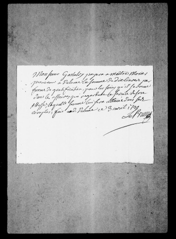 Pièces justificatives des comptes, 1720-1722.