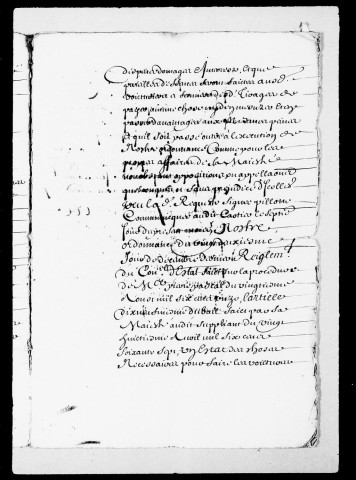 Marchés, conventions, mémoires relatifs aux droits de péage sur les sels.
Pièces concernant les fraudes.
Certificats des grenetiers de différents greniers à sel constatant la quantité de sel destinée au Lyonnais, la Savoie et le Piémont, 1584-1713.