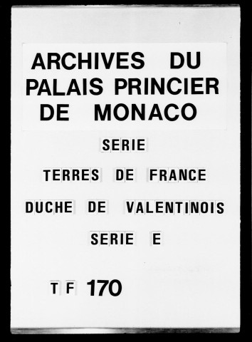 Péages. Recettes des droits : 1690-1694.