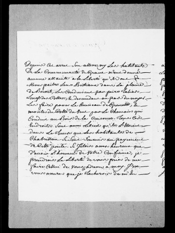 Grane. Hameau de Chabrillant :Sentences, actes d'échanges, copie d'hommage, 1450-1620.Reconnaissance des habitants pour les poulles de censive, 1687-1689.Pièces concernant le déguerpissement des pâturages, 1756-1764.
