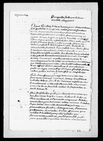 Montélimar :Titres : reconnaissance au profit du roi, 1524, et du Prince de Monaco, 1681 et 1762.Privilèges, immunités, traités touchant le terrier, état des terres, fiefs et arrières-fiefs, droit d'indemnité, 1653-1759.