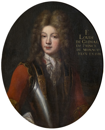 Louis Ier, copie d'après Mignard, 1668 Portrait de Louis Ier, 1668
