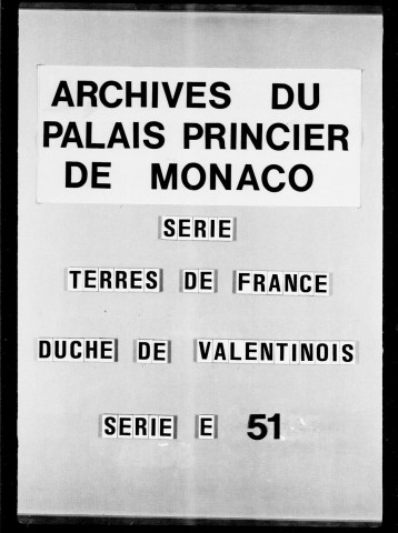 Péages de Valence :
Pièces concernant la saisie de marchandises passées en contravention, 1686-1720.
Baux du péage par terre et état du produit, 1700-1731.
Pièces concernant les permissions données par le chapitre de Saint- Ruf pour barrer leurs bois, à l'effet de faire valoir le péage sur terre et empêcher les fraudeurs, 1761.
Bâtiment servant de bureau : plan, devis et autres états, 1756-1717.