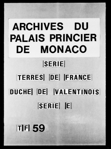 Droits de bac et de pontonage sur le pont : Titres divers, déclarations du roi, ordonnances de l'intendant, etc., 1631-1750. (Placard imprimé « pancarte pour lever et exiger les droits de passage »).