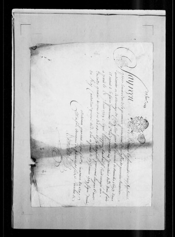 Pièces concernant la monnaie de Caen, 1749-1760.