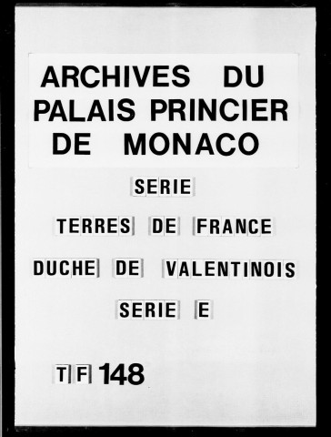Lettres des régisseurs du duché :Lettres de Monge, 1753-1759.