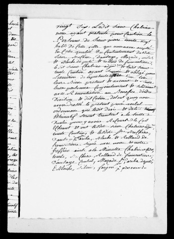 Crest :Projet de construction d'un canal. Mémoires, lettres missives, pièces diverses, 2 plans, 1740-1763.