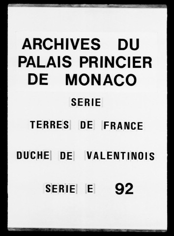 Crest :Projet de construction d'un canal. Mémoires, lettres missives, pièces diverses, 2 plans, 1740-1763.