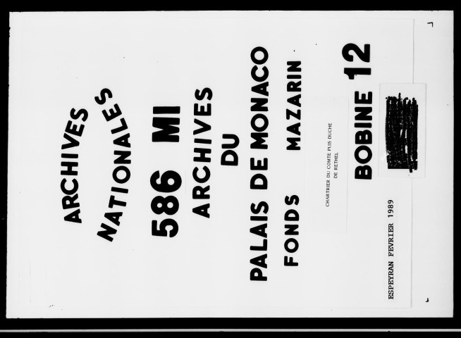 1590-1602. Gruerie : vente des bois du duché de Rethel.