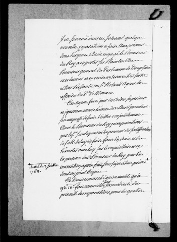 Montélimar. Entretien des bâtiments :Entretien des bâtiments de justice : auditoire et prisons, 1696-1789. Réparation à l'hôpital, 1788.