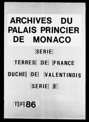 Crest. Offices :Etats des officiers de la sénéchaussée, 1666-1707.Extraits en forme qui font connaître le district et l'étendue de la justice ou juridiction, 1663-1693.Gages des officiers de justice, 1675-1734.Ordonnance pour l'annuel des offices, 1709-1755.Edits, notes, lettres missives concernant l'affaire avec les fermiers généraux au sujet des droits sur les diverses charges de judicature réservés par l'édit de 1716, 1769-1771.