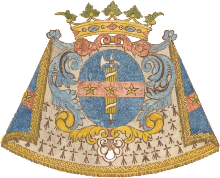 Armoiries de la duchesse de Mazarin, 1763