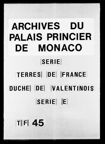 Péage de l'Etoile : Copies de titres, 1565-1612.