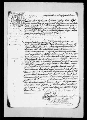 Crest. Offices :Greffiers, 1717-1752 . procureurs, 1675-1771.huissiers audienciers, 1759-1760 . notaires, 1666-1768.