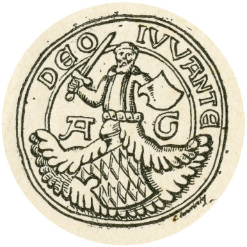 Sceau d'Augustin, seigneur de Monaco, (1479-1532), A.P.M. Sceau d'Augustin, seigneur de Monaco, (1479-1532)