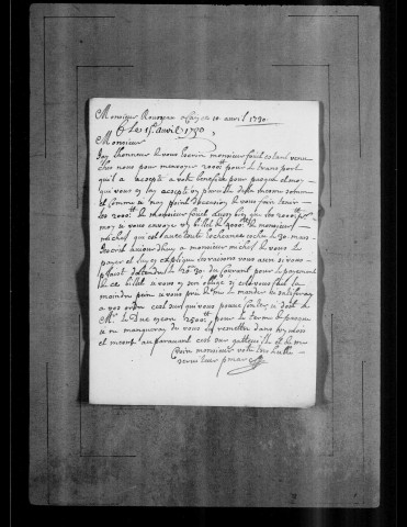 Lettres de divers écrites de Caen, 1722-1736.