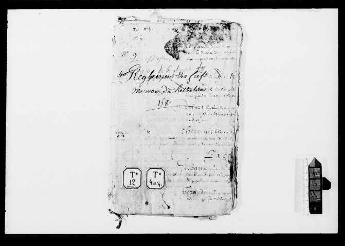 1581-1630. Règlement et formulaire des fiefs mouvant du Rethelois.