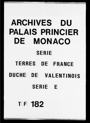 Péages par eau et par terre :Péages par eau et par terre de Valence, Vienne et La Guillotière : états des droits dus et refusés, 1771-1785.