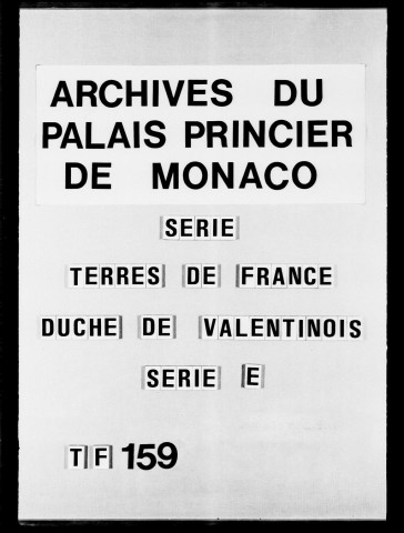 Pièces justificatives des comptes, 1731-1745.
