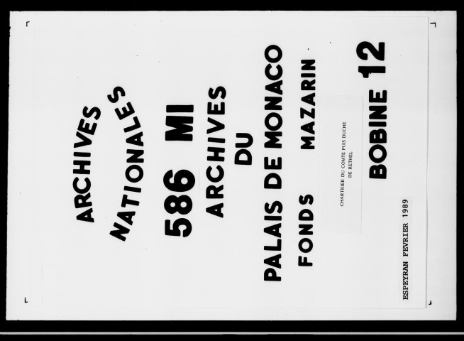 1590-1602. Gruerie : vente des bois du duché de Rethel.