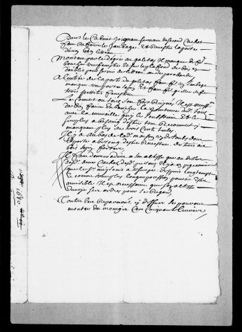 Crest. Entretien des bâtiments :
Entretien et réparation des bâtiments de prisons et auditoire, 1644-1679.

Supplément :
Lettre datée de Paris, le 17 juillet 1780. Signée Jacques Necker, elle est adressée à Monsieur le Procureur général du Parlement de Grenoble. Relative à l'état et à l'entretien de l'auditoire et des prisons de Crest.
2 pp. avec 9 lignes autographes in fine, « J'ai reçu, Monsieur, la lettre que vous m'avez fait l'honneur de m'écrire, pour me faire part des représentations que les officiers de la justice de Crest vous ont adressées, sur le mauvais état de l'auditoire et des prisons de leur siège. [...] je viens d'écrire à M. L' Intendant pour le prier d'ordonner aux Maire et Echevins de remplir les obligations que leur impose cet arrêt et de se concerter avec M. le Prince de Monaco pour la réparation de ces bâtimens. [...] »
Puis de sa main « Si d'après le rapport de l'Intendant, il est nécessaire que le Roy accorde quelque secours à la ville de Crest, je le proposerai à Sa Majesté, en attendant vous devriez Monsieur faire remédier provisoirement à l'état malsain de ce cachot ou défendre qu'on ne s'en serve ». (Achat en juillet 2019).
 