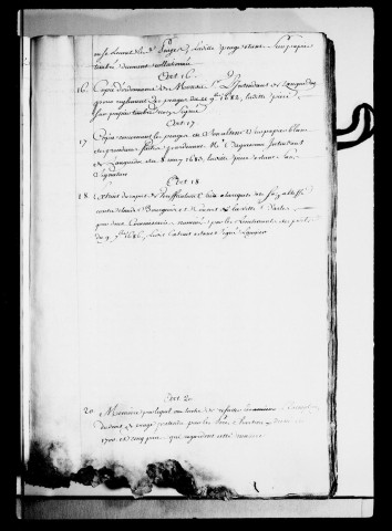 Inventaire des titres :Inventaire des titres du duché après le décès du Sr Sigaldi à Valence, 1734 .