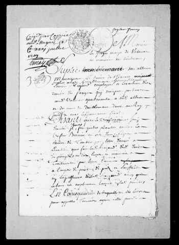 Péages de Valence :Procès-verbaux de saisies, de confiscation, de vente et de rébellion, 1700-1714.