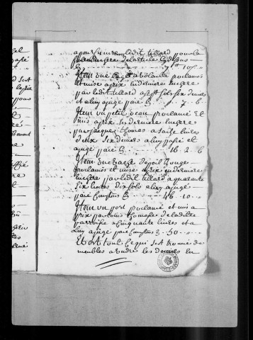 Etats et pièces justificatives pour Torigni, Hambye, Bréhal, Moyon, 1771-1773.