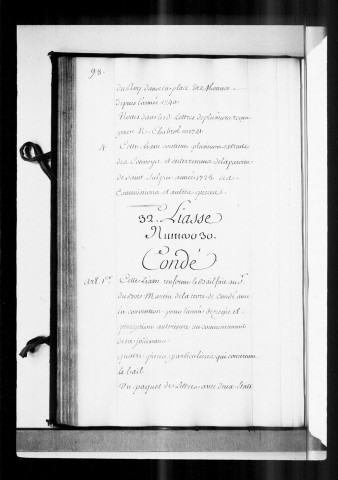 Inventaire des lettres et écritures, titres et papiers qui sont dans le bureau de M. Renier, intendant de Mgr le duc de Valentinois, fait et dressé au mois d'août 1745.