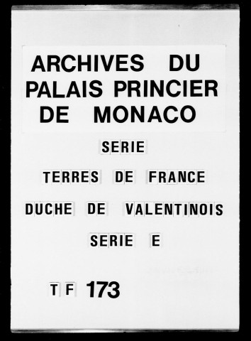 Péages. Recettes des droits : 1761-1789.