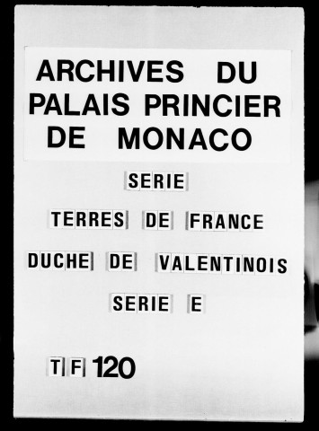 Relations de voyages concernant la terre du Buis par le sieur Lonfanon en 1644 et par le sieur Sigaldi en 1738.
Mémoires et pièces diverses concernant la terre, les fossés et fortifications, 1644-1780.