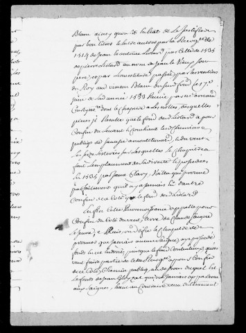 Savasse :Pièces du procès intenté par le Chapitre de Montélimar contre le Prince de Monaco à cause de la seigneurie de Savasse au sujet d'une acquisition faite en 1734 par J.A. Pellapra qui en avait payé les droits de lods à Son Altesse, le chapitre soutenant au contraire que ladite acquisition dépendait de sa directe. Le procès a été perdu et le chapitre maintenu dans la possession de la directe. Mémoires, observations, rapports d'experts, lettres missives, arrêts, 1738-1743.Pièces produites, XVIe et XVIIe siècles.