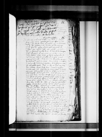 234 lettres par ordre de date écrites à Jacques de Matignon, maréchal de France.Premier volume, 1550, 1552, 1559, 1560, 1561 et les 8 premiers mois de 1562.