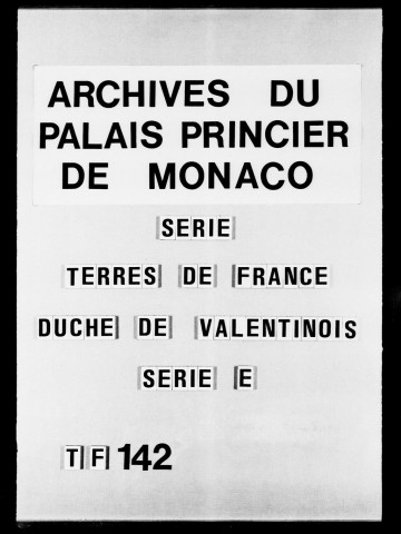 Baux :Baux à ferme du duché et pièces y relatives : mémoires, déclarations, procurations, etc., 1669-1752.