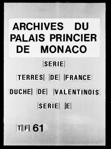 Péages de Vienne :Péages : arrêts du Conseil d'Etat, mémoires, correspondances, procédures, 1650-1746.