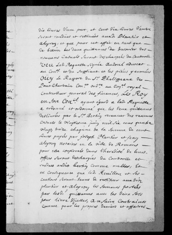 Lettres patentes (copies), édits, arrêts du conseil d'Etat du roi, 1648-1774.