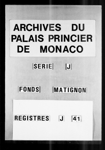 XIVe degré :Jacques II : lettres et minutes, 1562-1596.