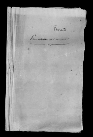 Différend entre les héritiers Mazarin et les communes de l'ancien comté de Ferrette au sujet de leurs droits respectifs sur les forêts 