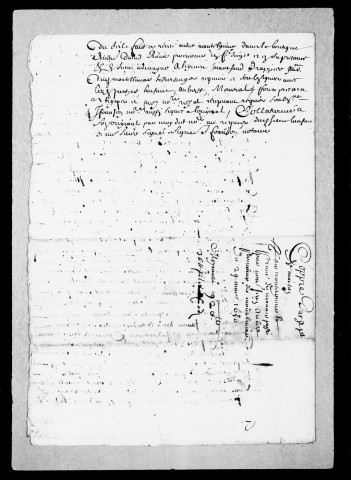 Montélimar :Titres : reconnaissance au profit du roi, 1524, et du Prince de Monaco, 1681 et 1762.Privilèges, immunités, traités touchant le terrier, état des terres, fiefs et arrières-fiefs, droit d'indemnité, 1653-1759.